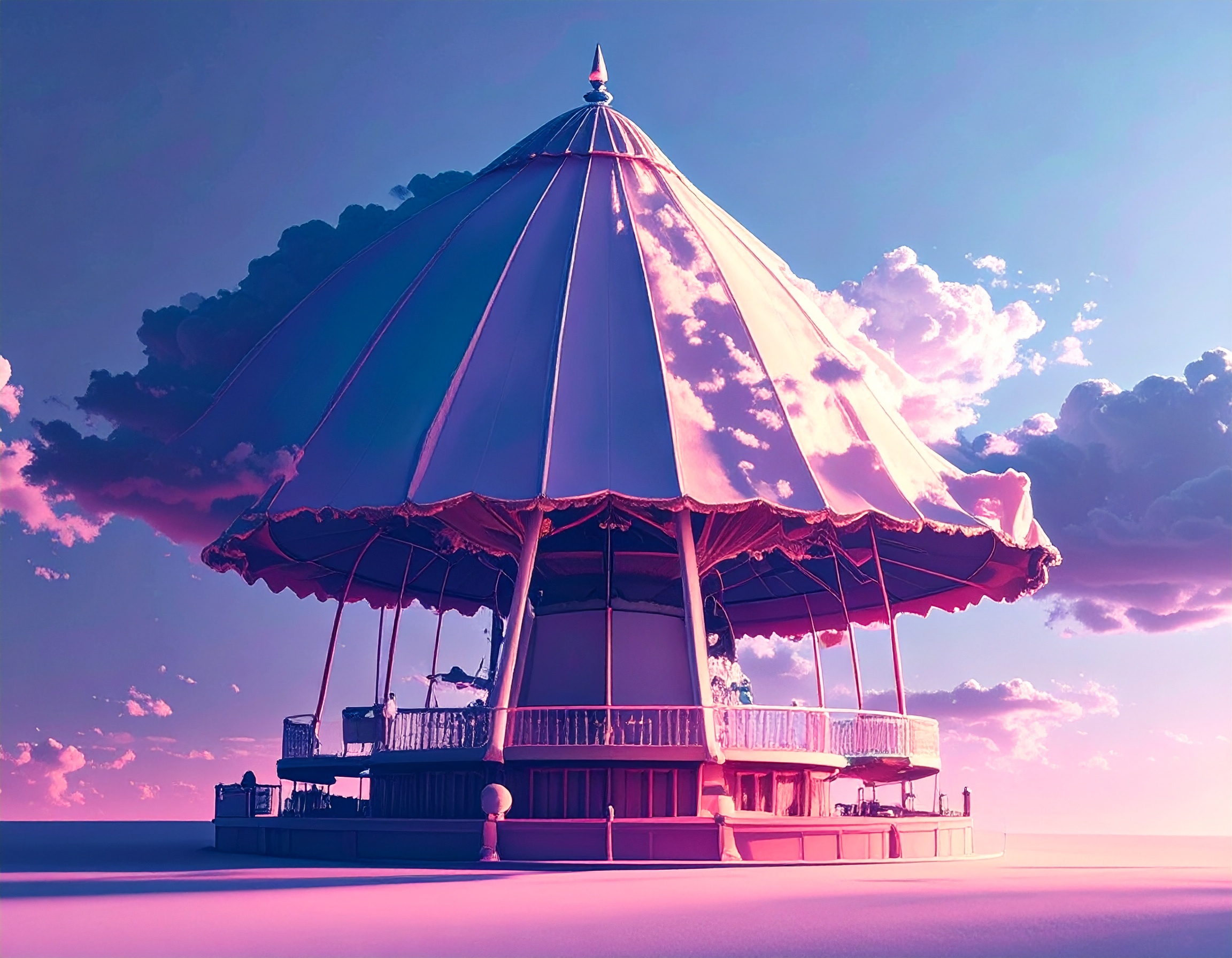 firefly 遊園地　メリーゴーランド 857456