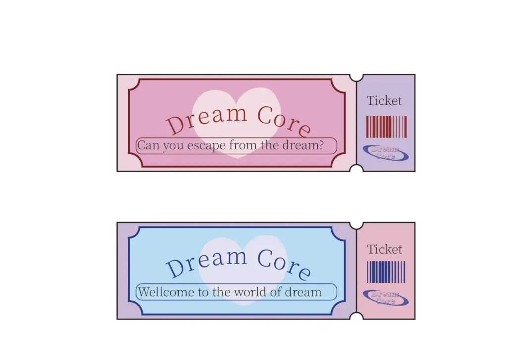 ticket dreamcore web